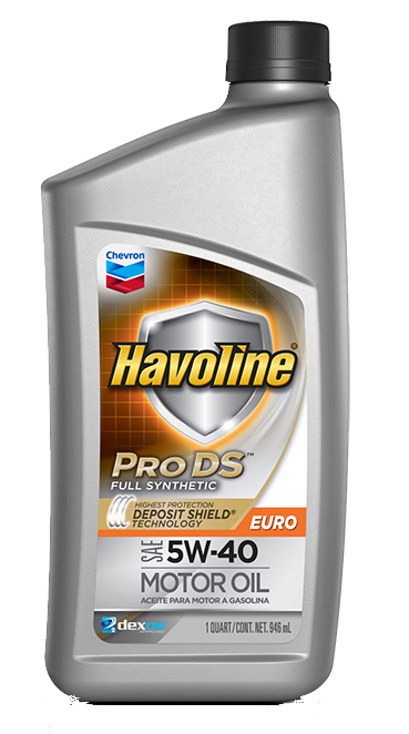 Havoline ProDS Euro Full Synthetic Motor Oil 5W 40 Lubricantes